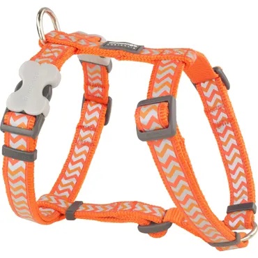 Geschirr Reflective Ziggy Orange