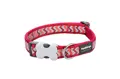 RedDingo Halsband Design Reflective Ziggy Red