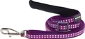 RedDingo Führleine Design Reflective Bones Purple