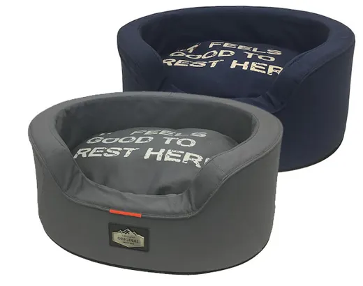 Hundebett Katzenbett mit hohem Rand.