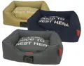 Eckiges Hundebett Katzenbett mit hohem Rand