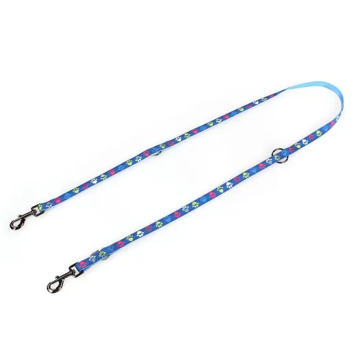 TrendLine Führleine Paws & Love Blau
