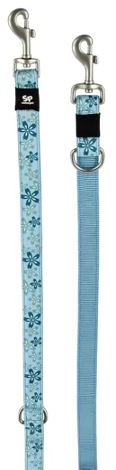 TrendLine Führleine Flower Hellblau