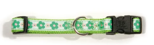 TrendLine Hundehalsband Flower Grün