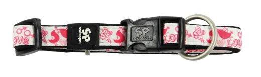 TrendLine Hundehalsband Love Weiss