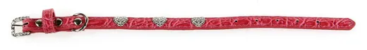 TrendLine Deluxe Halsband 3 Herzen Pink