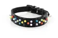 TrendLine Lederhalsband Mastermind Schwarz