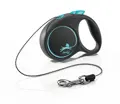Flexi Black Design Rollleine Blau