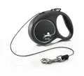 Flexi Black Design Rollleine Silber