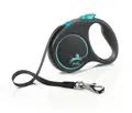 Flexi Black Design Gurt-Rollleine Blau