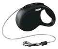 Flexi Classic Seil-Rollleine Schwarz