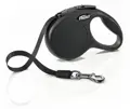 Flexi Classic Gurt-Rollleine Schwarz