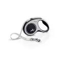 Flexi Comfort Gurt-Rollleine Schwarz