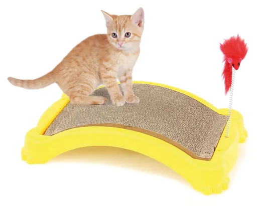 swisspet Kratzbogen mit Maus & Catnip