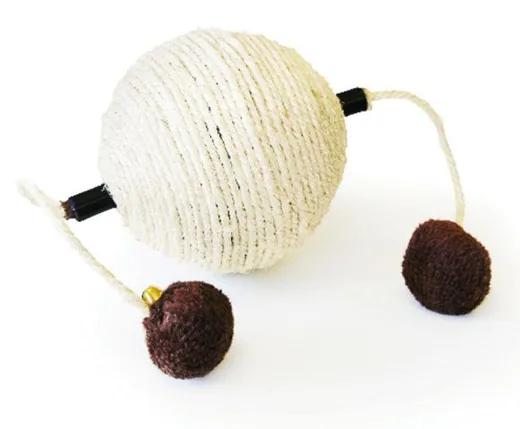 swisspet Mini-Spielstation Sisal-Tripelball