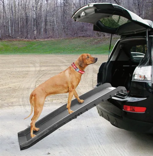 swisspet Hunde-Einstiegshilfe aus robustem Kunststoff.