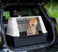 Hunde bis 20 Kg finden genügend Platz in der Hundebox Atlas Car 80.