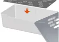 Die hygienische Drainagematte hält die Autoboxen von Ferplast trocken.