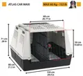 Das Modell Atlas Car Maxi von Ferplast bietet Platz für Hunde bis 60 Kg.