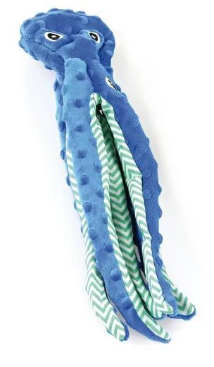 Noppi Plüsch Krake blau