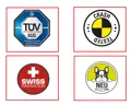 4pets Caree Auto-Hundebox, geprüfte Sicherheit bestätigt vom TÜV Süd.