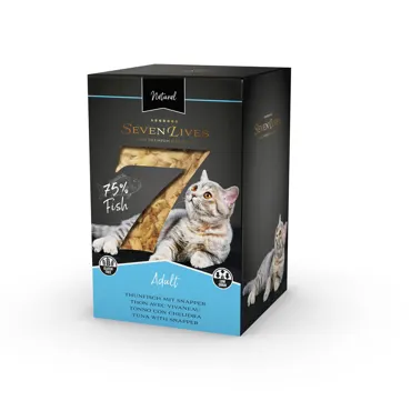 SevenLives Adult Thunfisch mit Snapper 6x60g