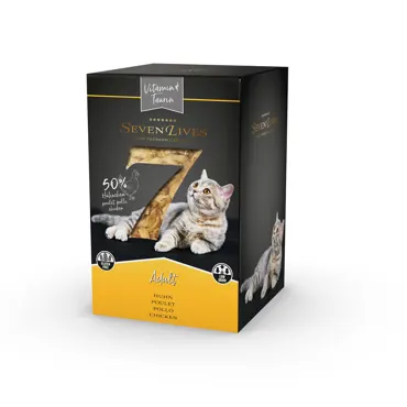 SevenLives Thunfisch mit Huhn, Taurin in Jelly 6x60g