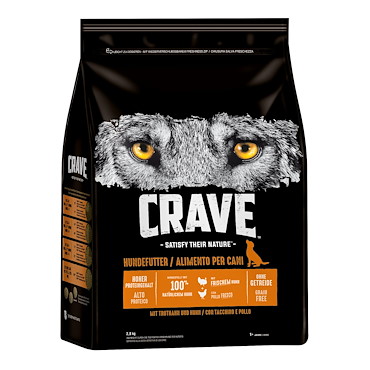 Crave Protein Trockenfutter Truthahn und Huhn, 2.8kg