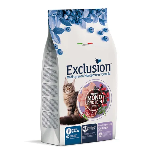 Exclusion Mediterraneo Adult Sterilized Giant Cat mit Huhn