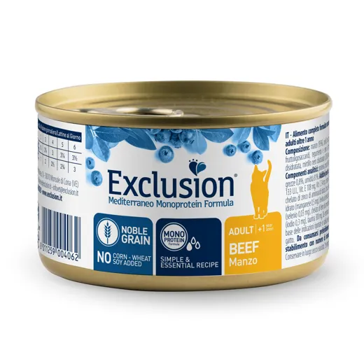 Exclusion Mediterraneo Monoprotein Nassfutter Adult Rind