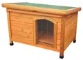 Hundehaus swisspet Albergo mit aufklappbarem Dach.