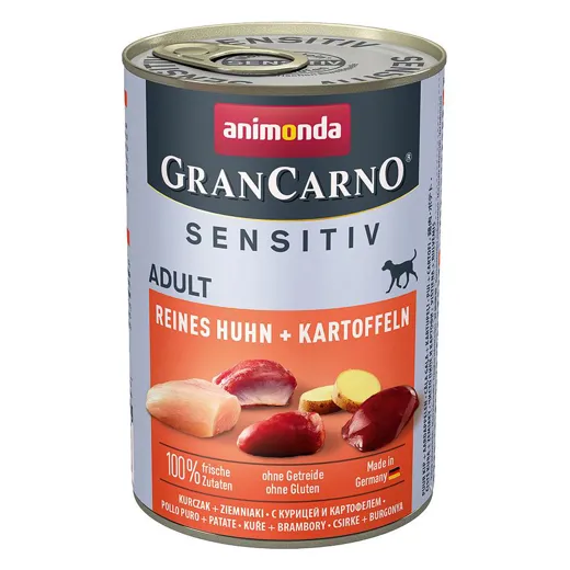 Animonda GranCarno Adult Sensitiv Huhn & Kartoffeln 400g