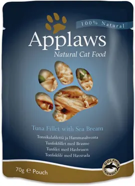 Applaws Tuna Filet & Sea Bream 70g