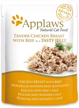 Applaws Chicken Breast & Beef in Jelly 70g