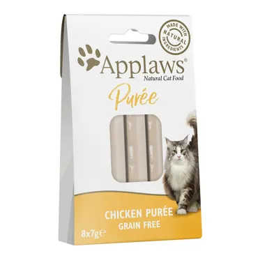 Applaws Cat Treat Chicken puree 8x7g