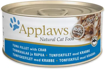 Applaws Tuna Fillet & Crab, 70g