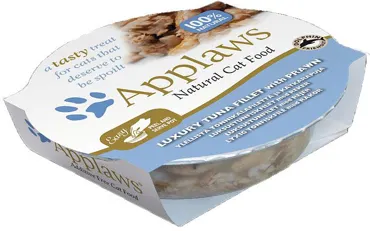 Applaws Cat Pot Tuna Fillets & Prawn 60g