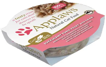 Applaws Cat Pot Tuna Fillets & Crab 60g