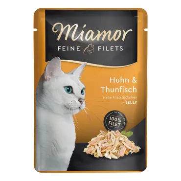 Miamor Feine Filets in Jelly - Huhn & Thun 100g