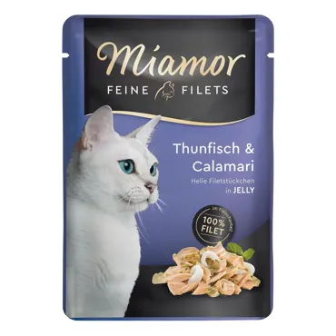 Miamor Feine Filets in Jelly - Thun & Calamari 100g