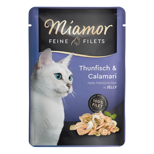 Miamor Feine Filets in Jelly Thun & Calamari 100g