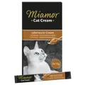 Miamor Cat Snack Leberwurst-Cream mit Thymian 6x15g