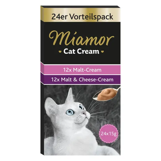 Miamor Cat Snack Malt-Cream Vorteilspack 24x15g