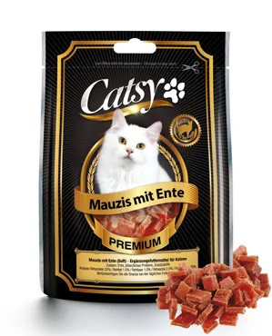 Katzensnack Mauzis mit Ente