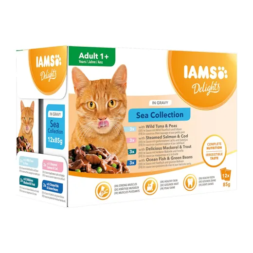 IAMS Delights Adult in Sauce Sea Mix