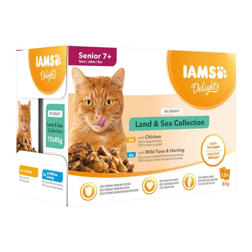 IAMS Delights Senior Land Sea Mix