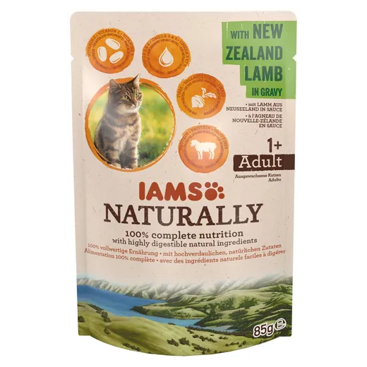 IAMS Naturally Beutel in Sauce Lamb
