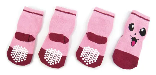 Hundesocken Smiley mit Anti-Slip Swisspet