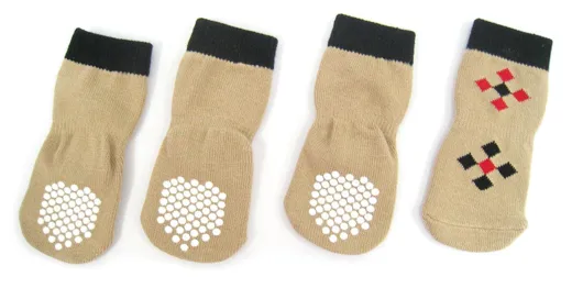 Hundesocken Diamant mit Anti-Slip 4 Stück