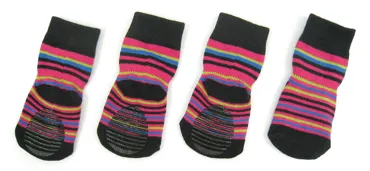 swisspet Hundesocken Pinkies mit Anti-Slip 4 Stk.